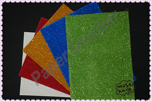 super glitter corrugated paper