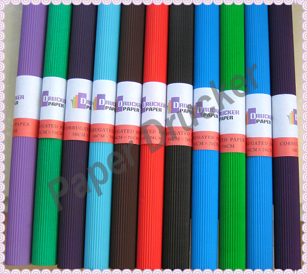 color corrugated paper 