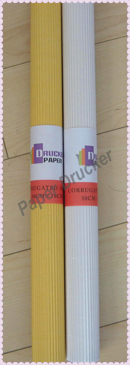 Pearl corrugated paper 