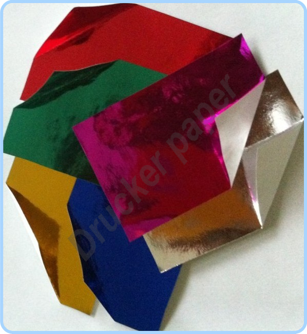 Metallic tissue paper