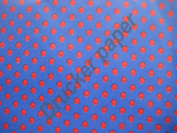 blue dot tissue paper 