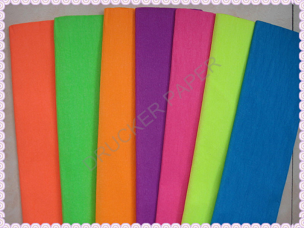 Neon crepe paper 