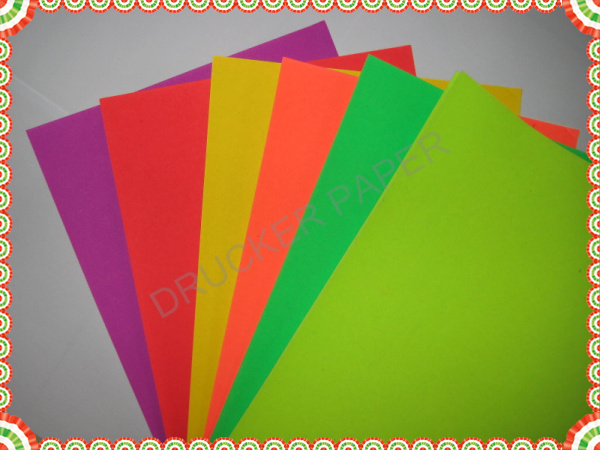 color fluorescent card paper