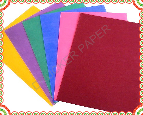 color flocking paper 