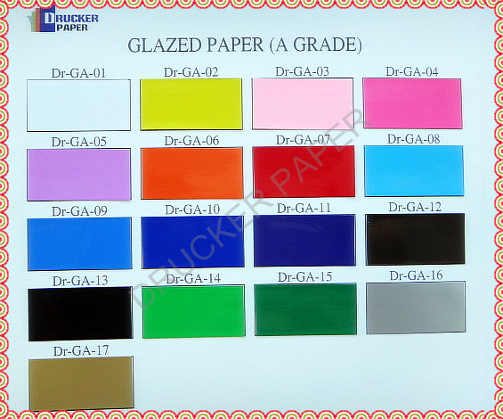color glazed paper
