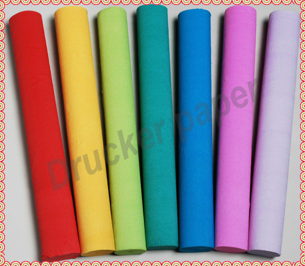 Color crepe paper 