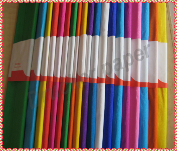 Colorful Crepe paper