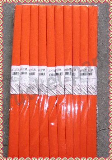 Color crepe paper for artificial flower