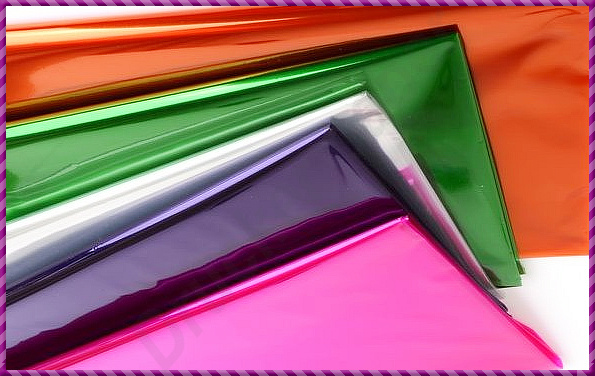 colorful cellophane paper 
