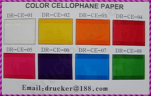 color cellophane paper 